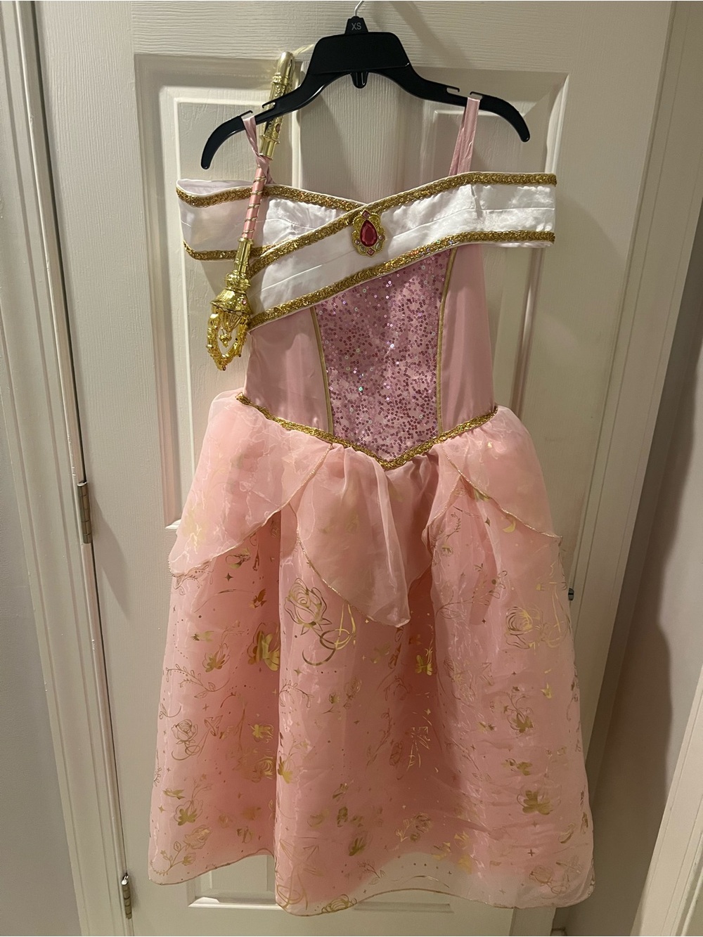 Disney Pink and Gold Princess Stage Costume Dress